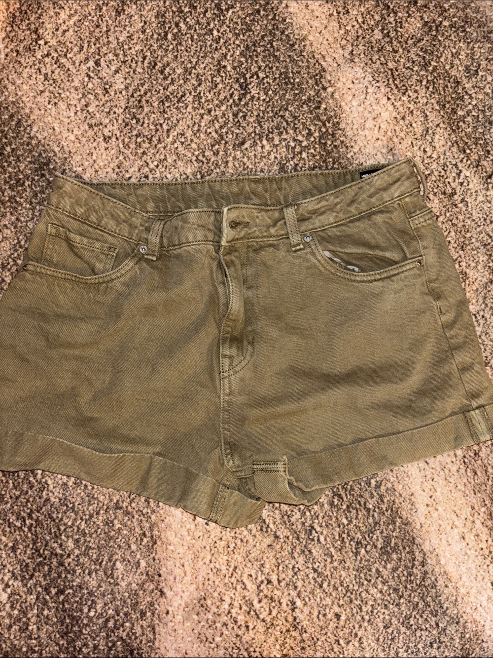Buffalo Brown  Denim Shorts Size 33 EUC